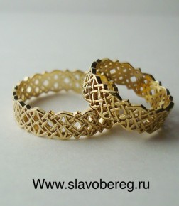 Золотое кольцо со Звездой Сварога (750 проба) - изображение 3