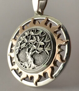 Кулон Древо Рода в Солнечном круге. - изображение 1